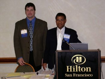 Amar K. Mohanty of Michigan State University and John F. Kadla of the University of British Columbia: Chairmen of three sessions.